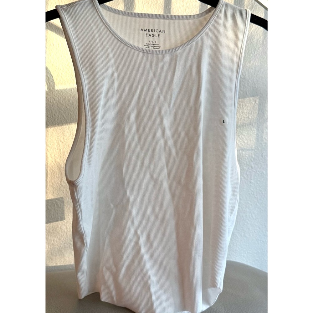 American Eagle Outfitters White Tank Top